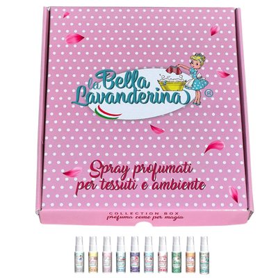 Interieursprays Collectie box Top 10 Aroma’s van La Bella Lavanderina!