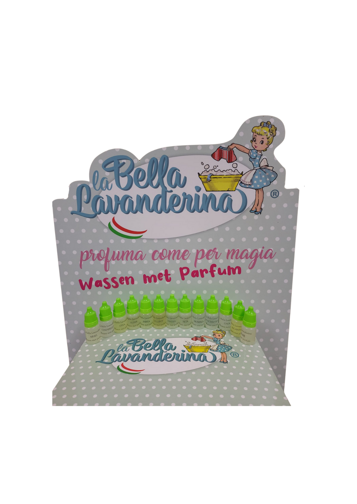 13 x proefflesjes Wasparfum