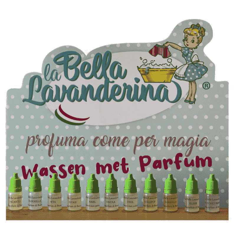13 x proefflesjes Wasparfum